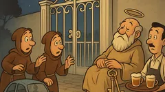 Barzelletta: Due frati cappuccini bussano in paradiso