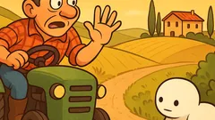 Barzelletta: Un contadino incontra un alieno nel cespuglio