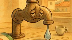 Barzelletta: «Siamo agli sgoccioli», disse il rubinetto