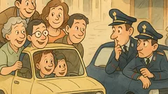 Barzelletta: Due carabinieri fermano cinque persone