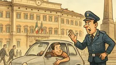 Barzelletta: Uno parcheggia davanti a Montecitorio...