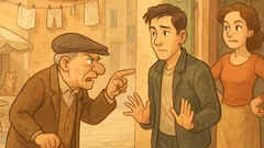 Barzelletta: Un ometto incrocia un giovanotto